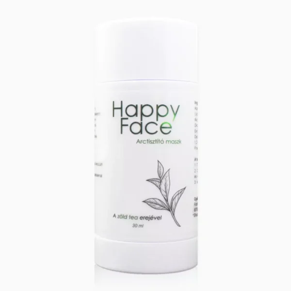Happy Face arctisztító maszk™ <br>A zöld tea erejével (18 alkalmas)